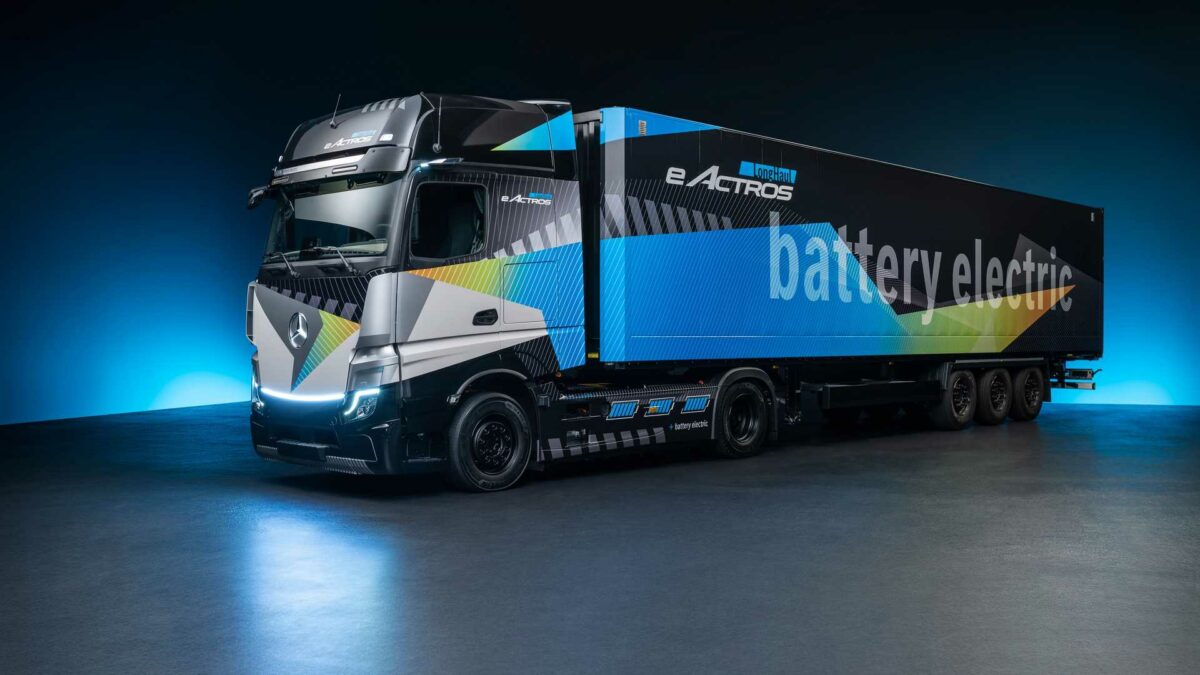 New Mercedes Benz Eactros Longhaul Is An Electric Truck That Can