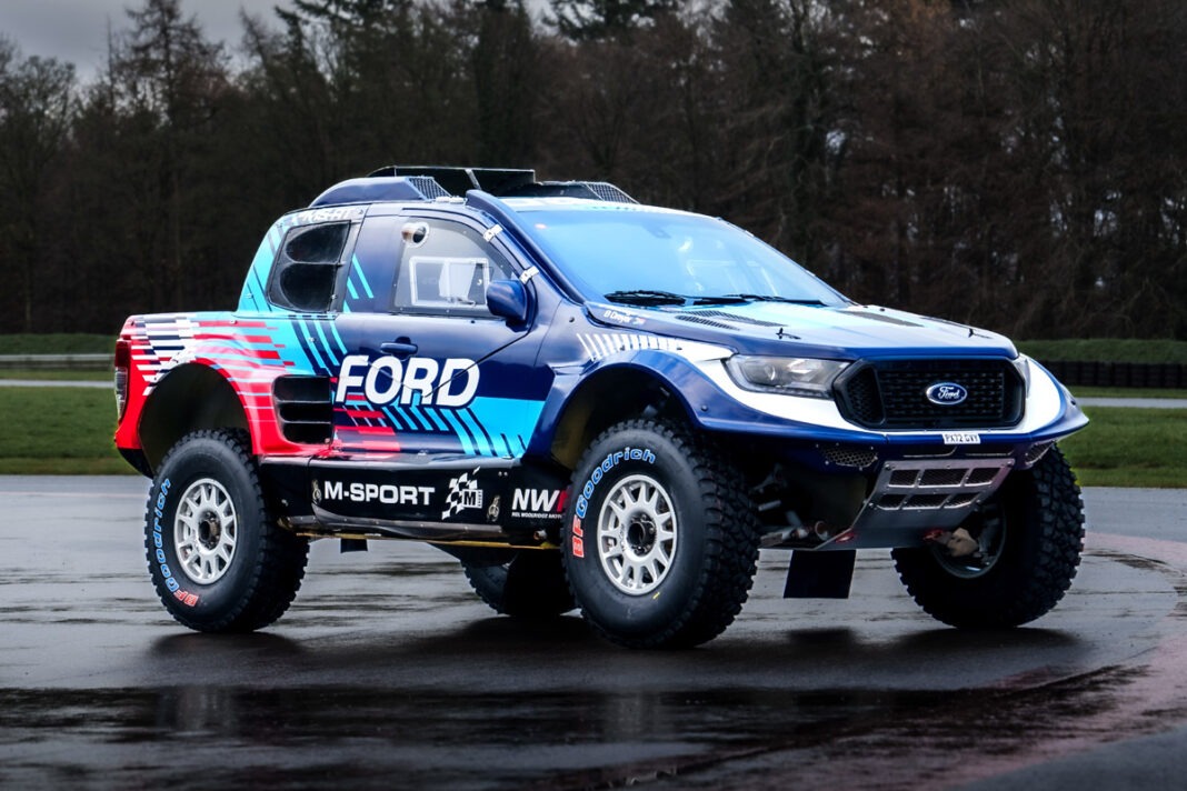 Picape Ranger T1+ preparada para o Rally Dakar 2024
