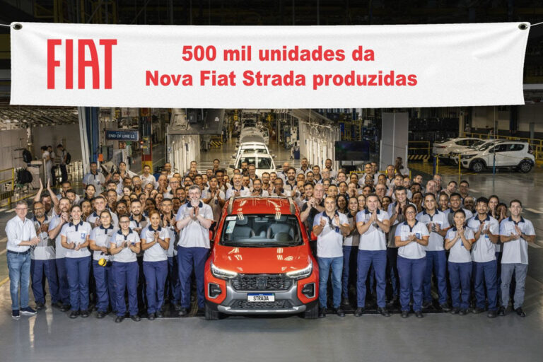 Segunda geração da Fiat Strada alcança meio milhão de unidades produzidas