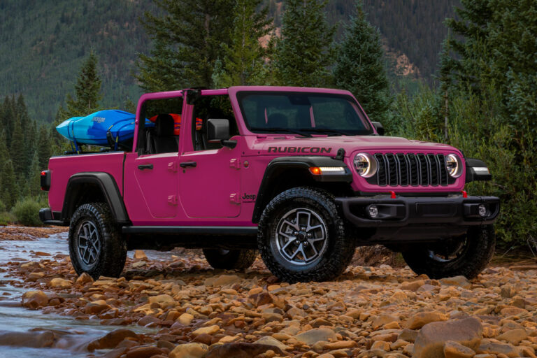 Clientes pedem e picape Jeep Gladiator ganha opção de pintura cor-de-rosa